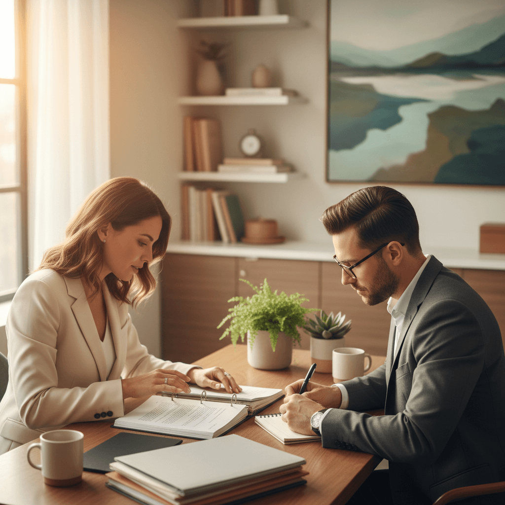 In-person immigration consultation session